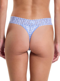 Supima® Cotton Printed Original Rise Thong Down The Line