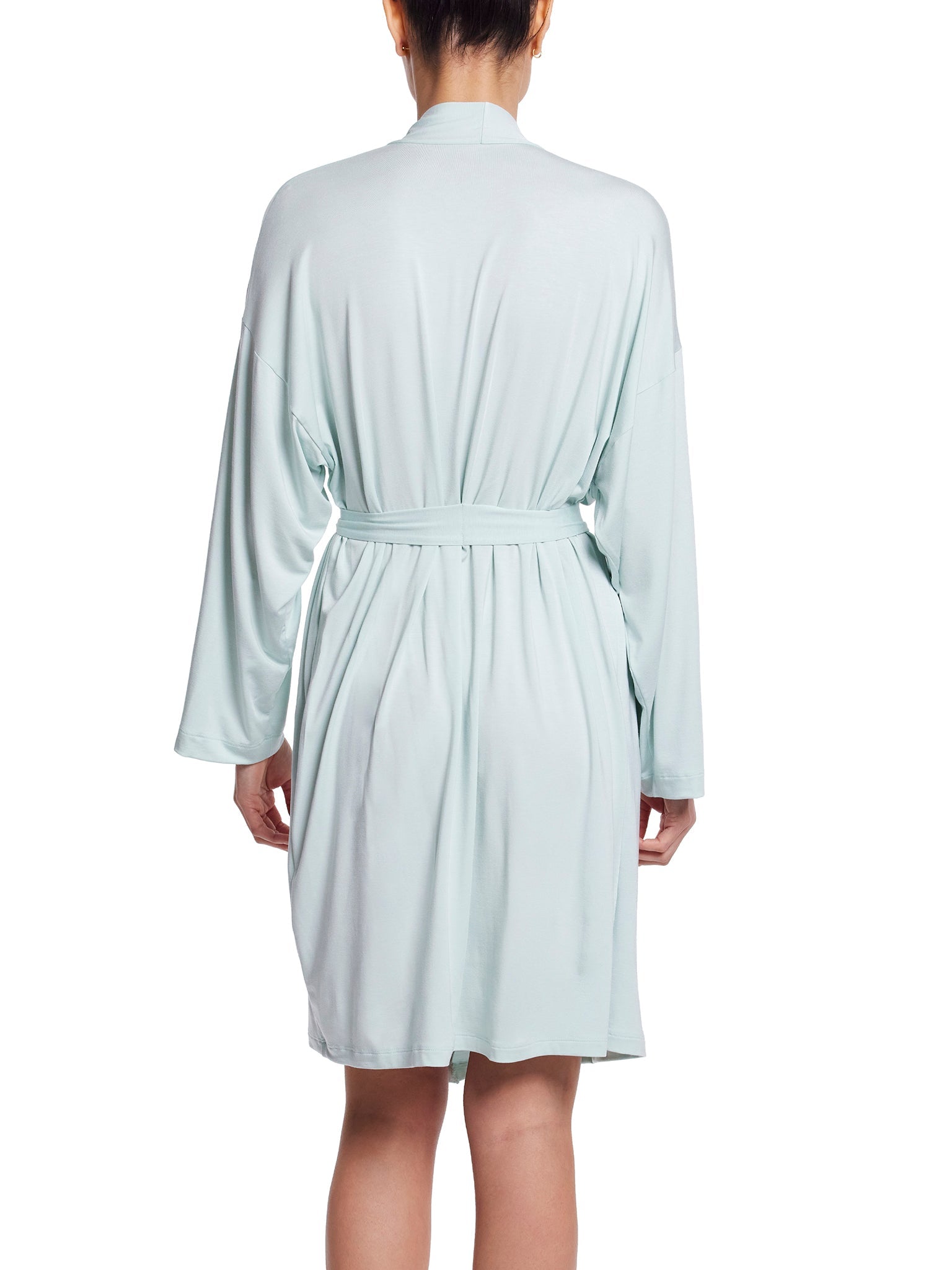 Unwind Knee Length Robe Low Tide Blue Sale