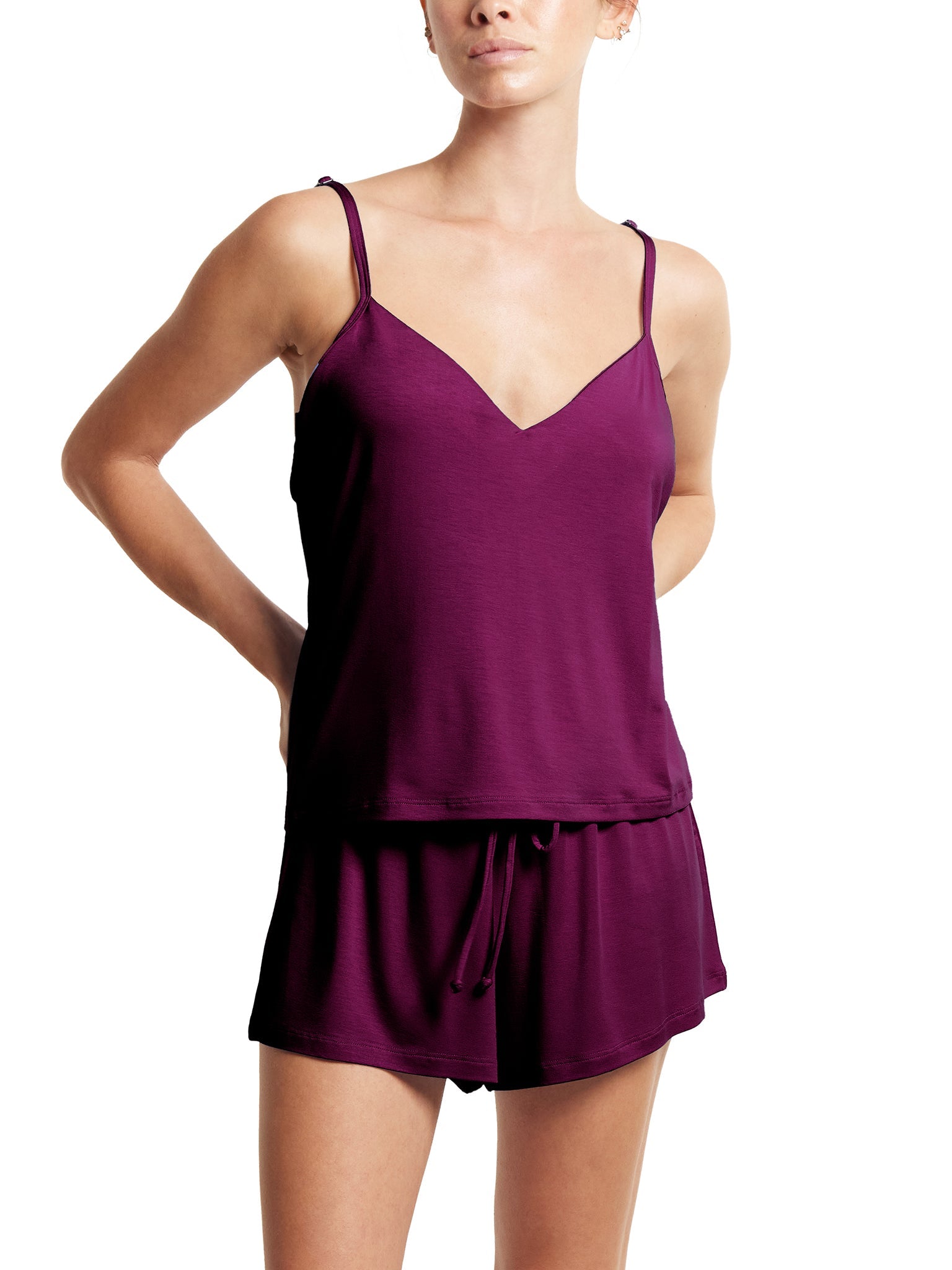 Unwind Short Sugar Plum Red