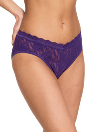 V-Front High Cut Brief Snow Day Purple