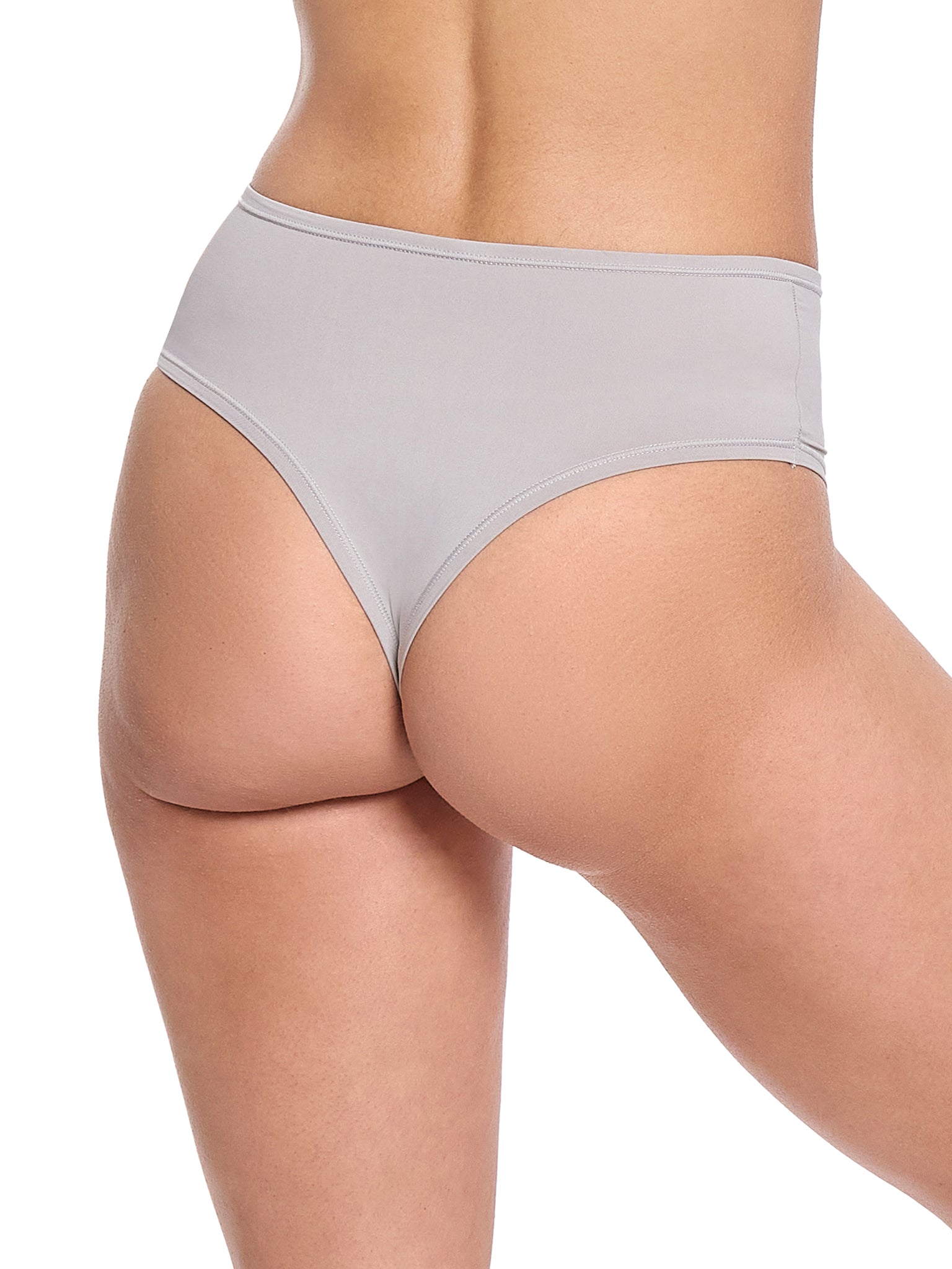 YourFit™ High Rise Thong Sleep In Grey