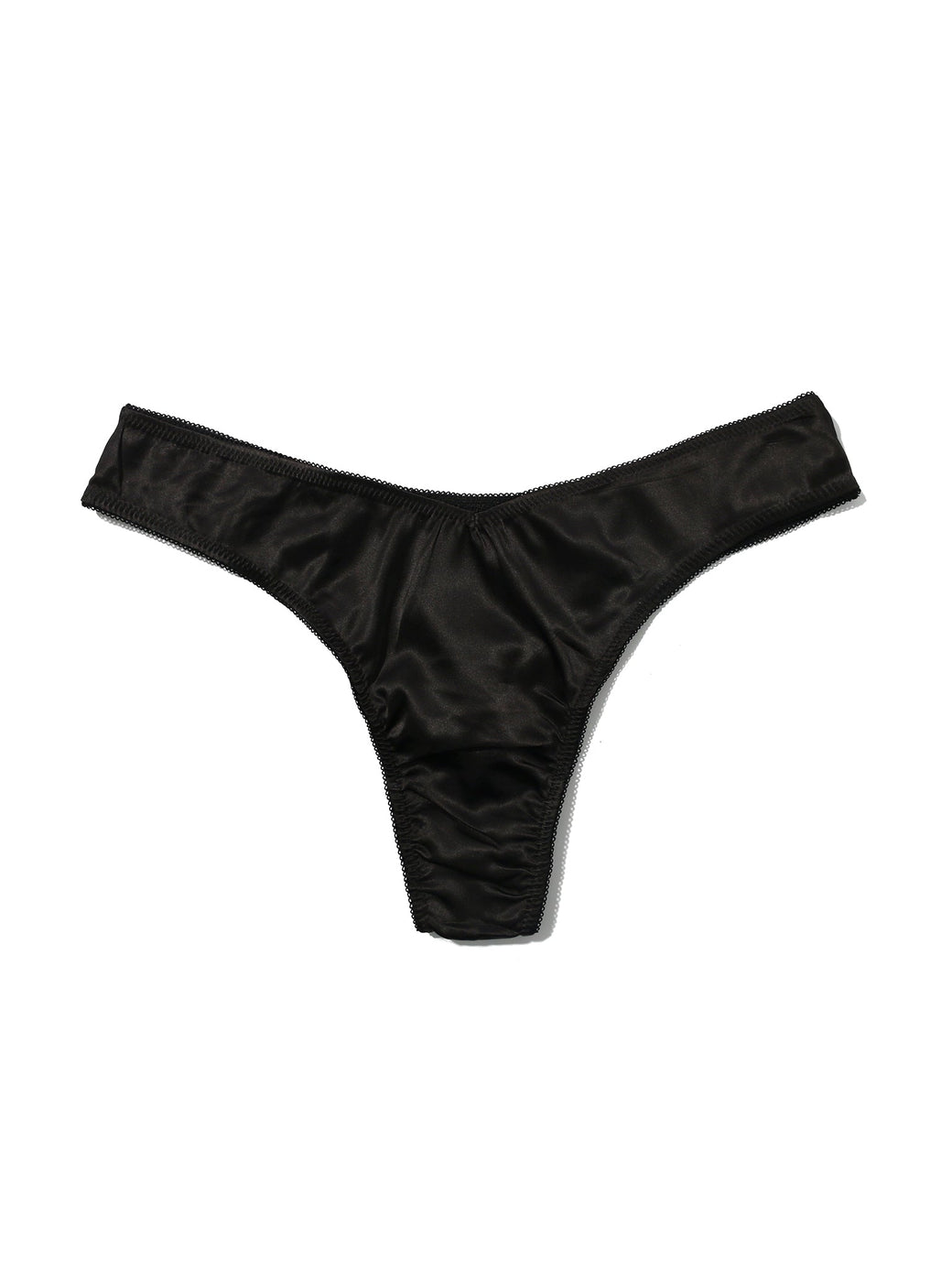 &oh Dark And Dangerous High Cut Thong Black