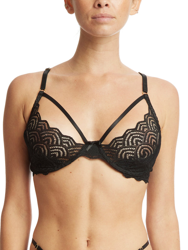 &oh™ Along The Lines Underwire Bra Black Sale