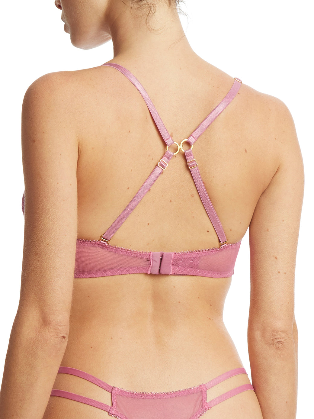 &oh™ Along The Lines Underwire Bra Rosehip Pink Sale