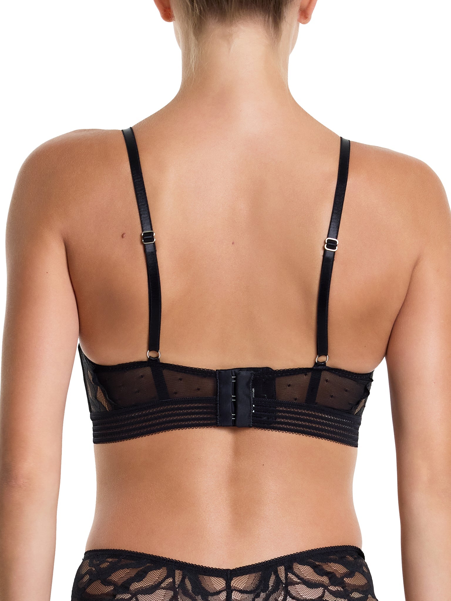 &oh™ Glamorous Grunge Longline Underwire Bra Black