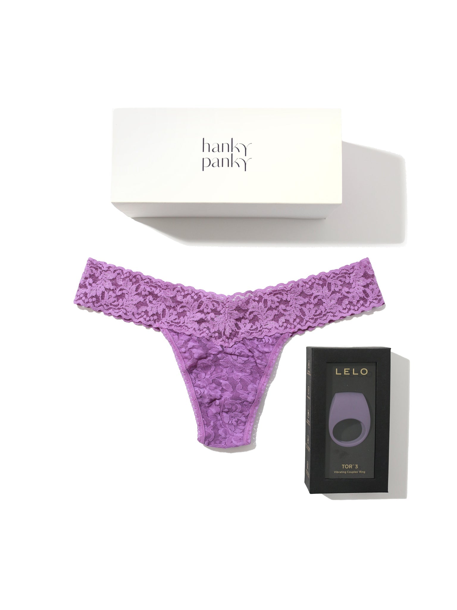 Lelo Tor 3 & Signature Lace Low Rise Thong Set