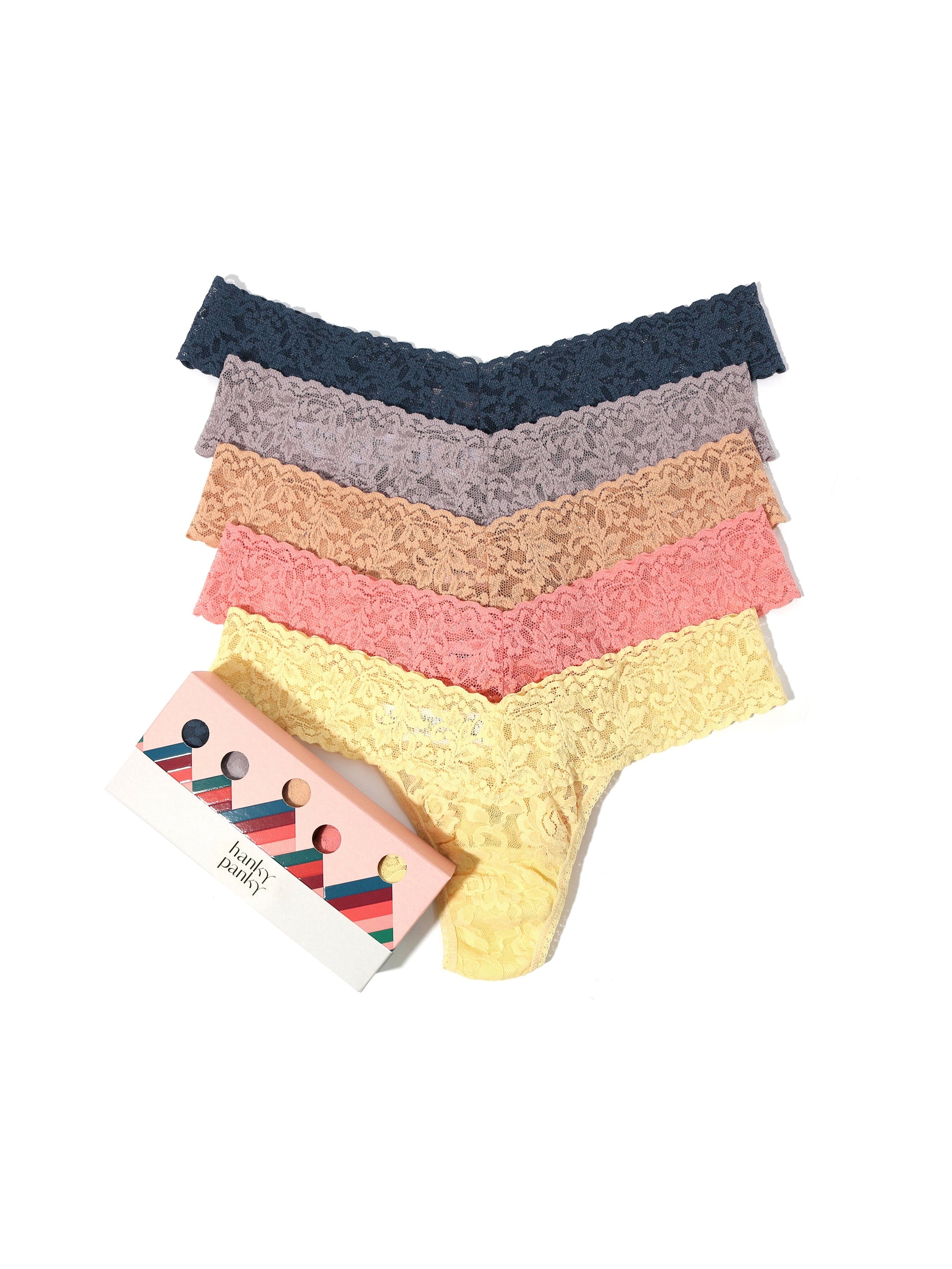 Holiday 5 Pack Low Rise Thongs