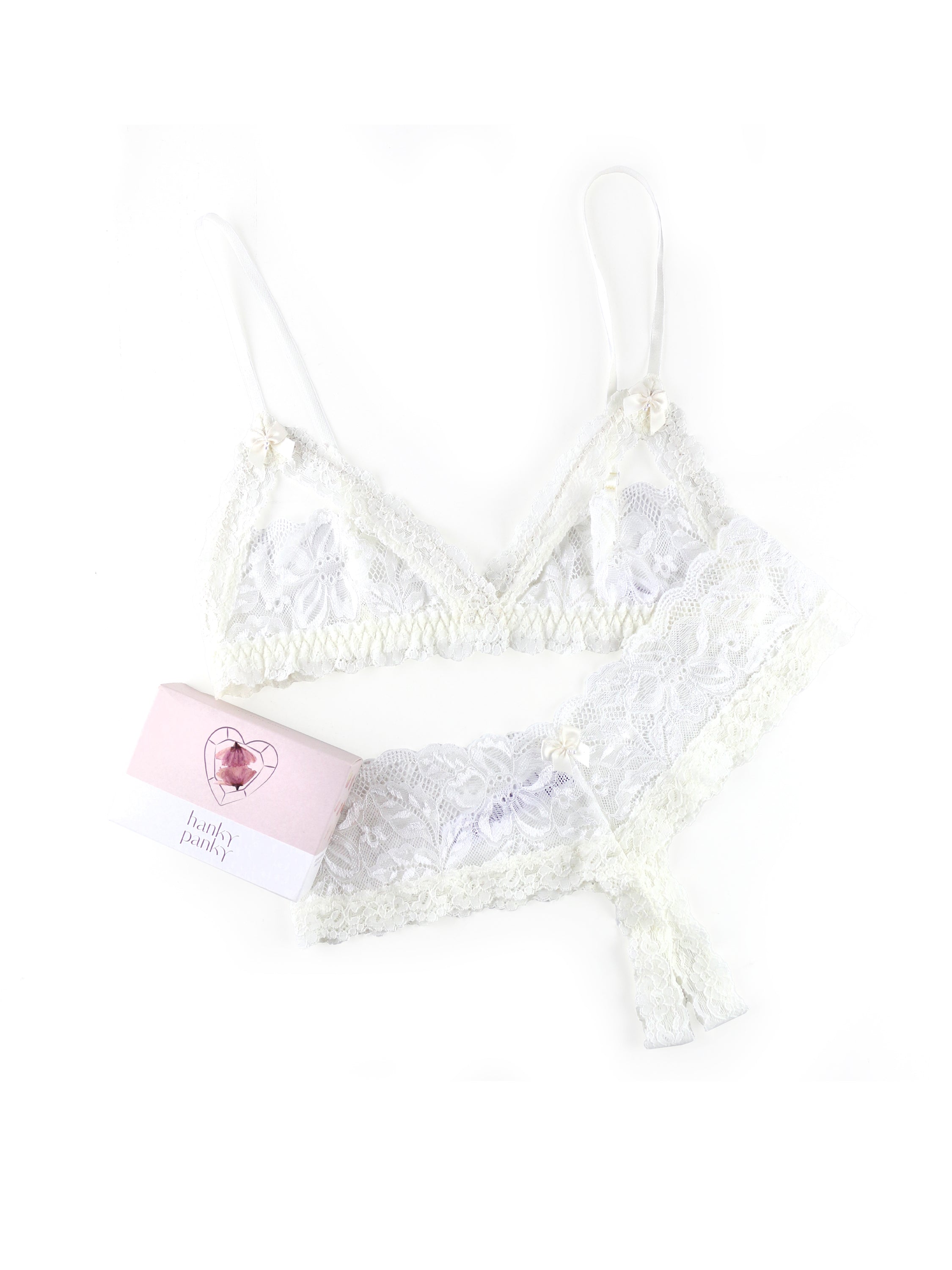 Buy Xs and OsWomen Honeymoon Bikini Lace Bra Panty Lingerie Set